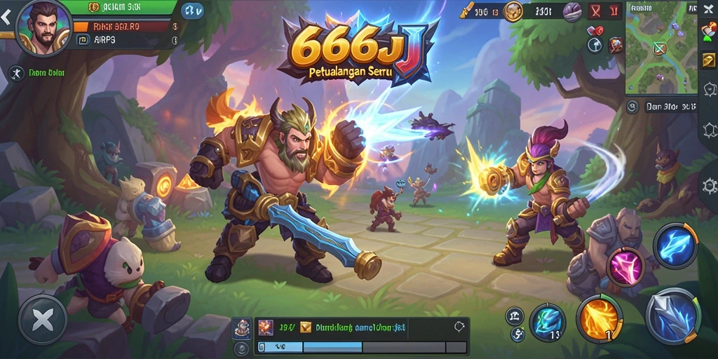 Gameplay ARPG yang mendebarkan dan menawan dalam 666J.