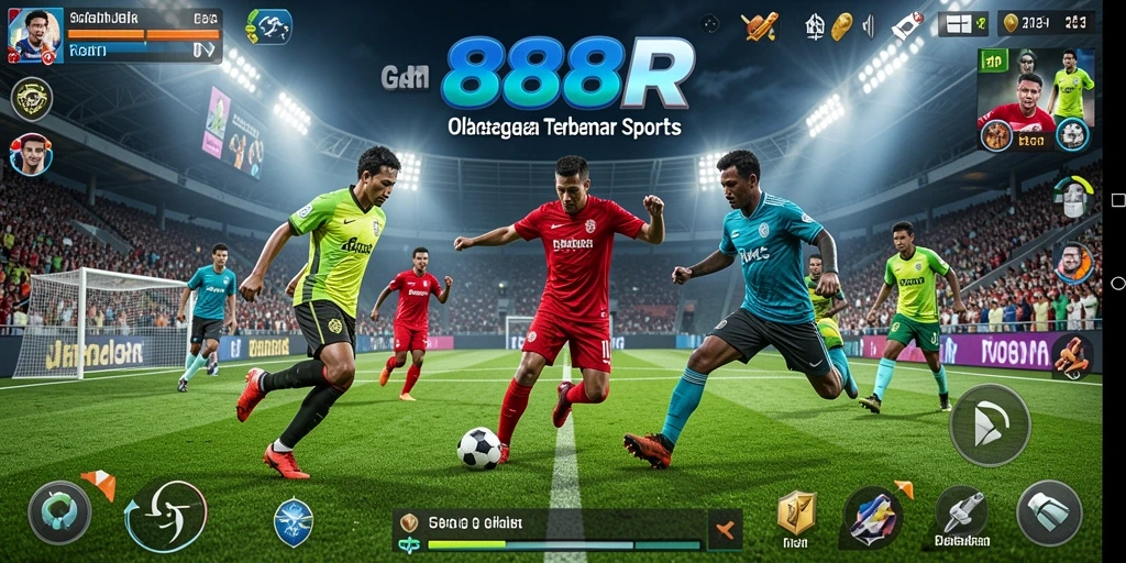 Menampilkan gameplay 888R yang seru dan kompetitif.