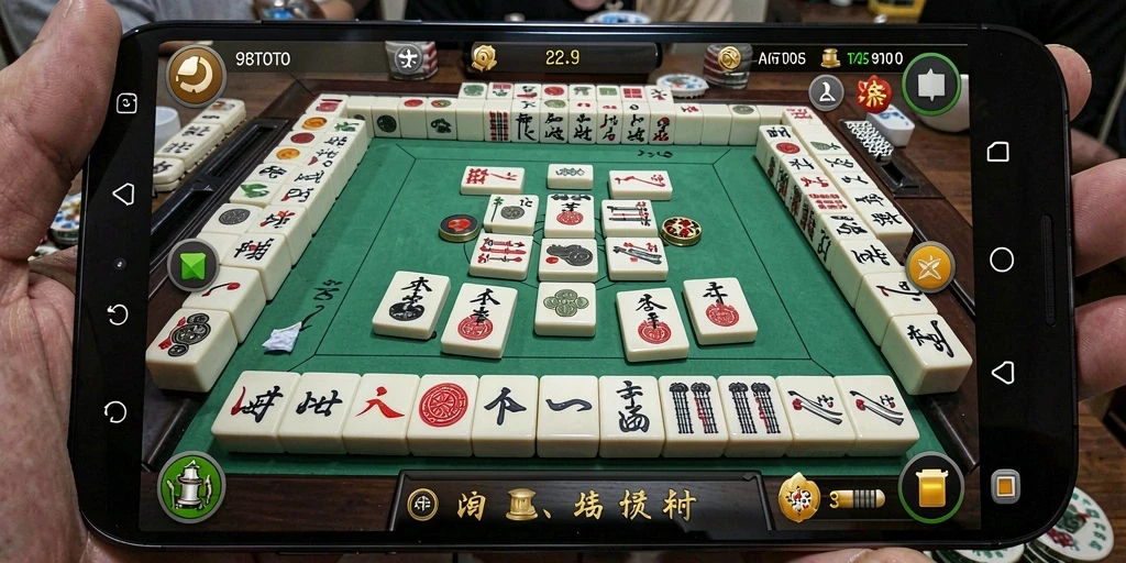 Tampilan gameplay Mahjong yang menarik dan seru di 98TOTO.