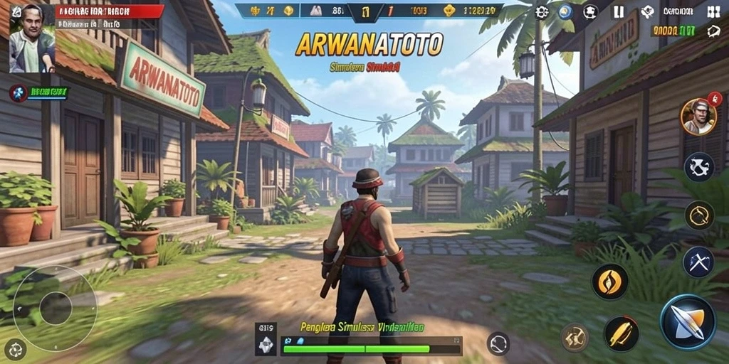 Tampilan gameplay ARWANATOTO yang memukau dan interaktif.