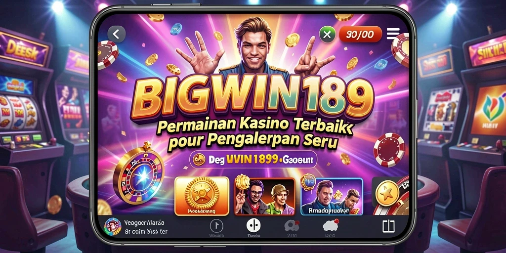 Screenshot utama BIGWIN189 menampilkan gameplay Kasino yang mengasyikkan.