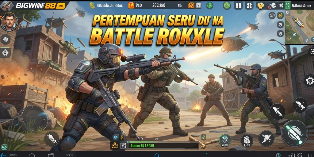 Tampilan aksi seru dalam BIGWIN88 di medan pertempuran.