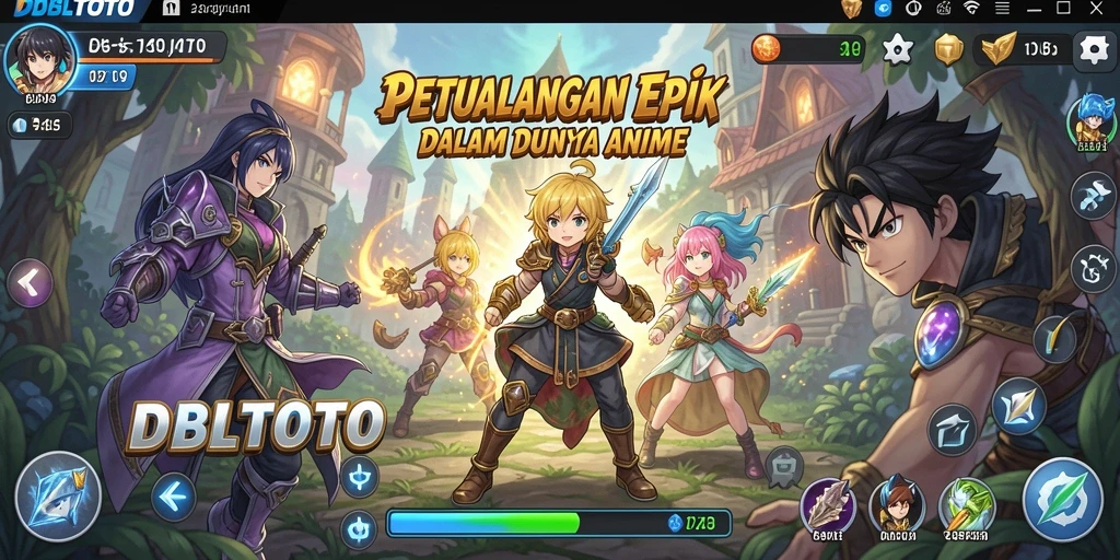 Screenshot menunjukkan gameplay menarik dan grafis menawan dari DBLTOTO.