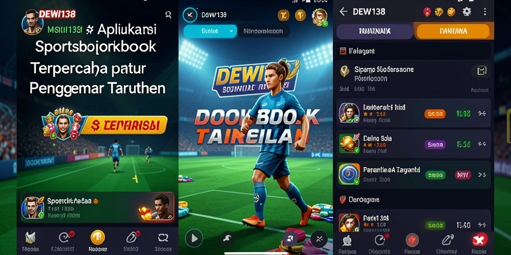 Tampilan menarik dari gameplay aplikasi Sportsbook DEWI138.