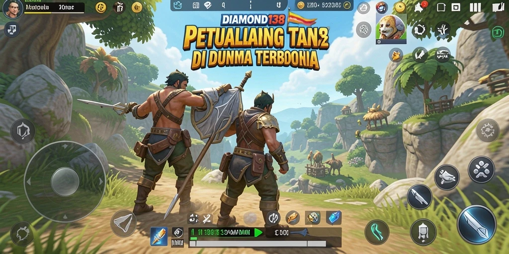 Tampilan gameplay Open World dari DIAMOND138 yang mendebarkan.