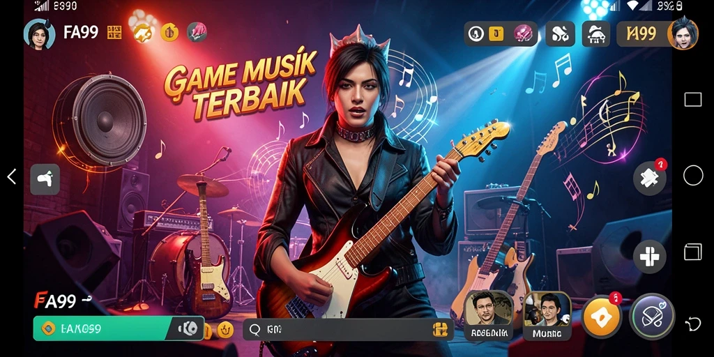 Tampilan gameplay FA99 yang seru dan interaktif.