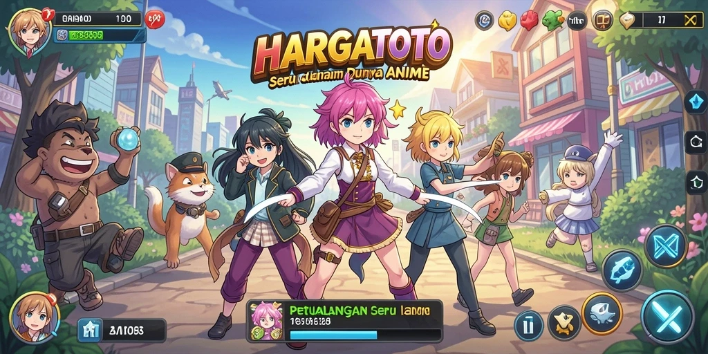 Tampilan gameplay menarik dari HARGATOTO yang memukau.