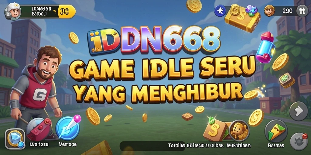 Screenshot gameplay menampilkan karakter dan grafis menarik dari IDN668.