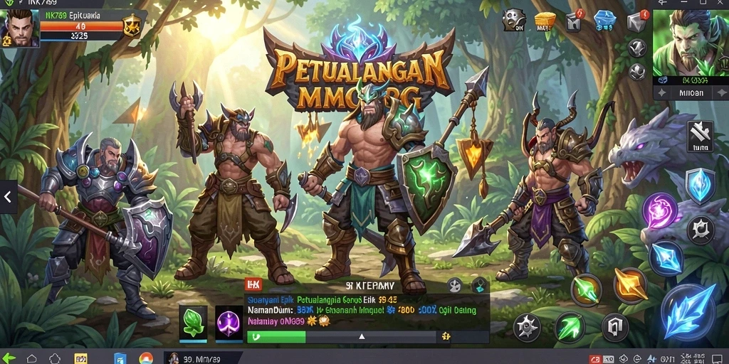 Gameplay seru INK789 di dunia MMORPG yang imersif.