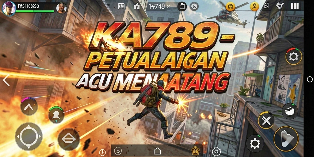 Tangkapan layar utama KA789 menampilkan aksi pertempuran intens.