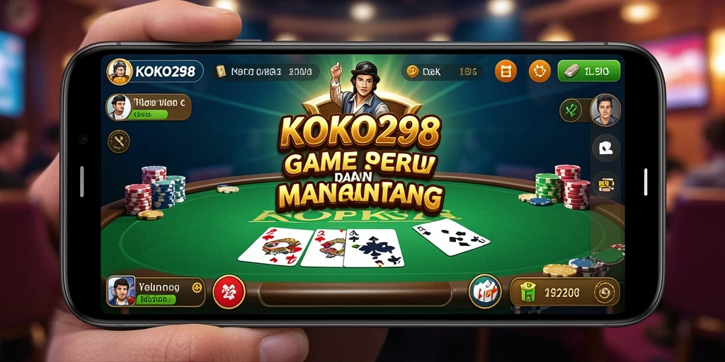 Screenshot KOKO288 menampilkan pengalaman bermain poker yang mendebarkan.