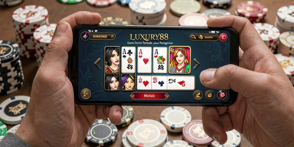 Screenshot gameplay Domino yang menarik dan interaktif.