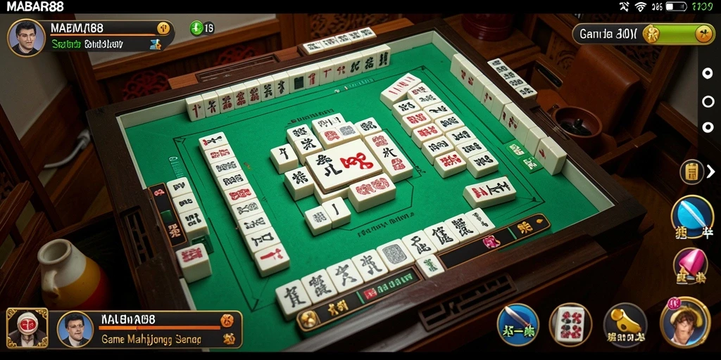 Tampilan menarik dari gameplay MABAR88 Mahjong yang penuh tantangan.