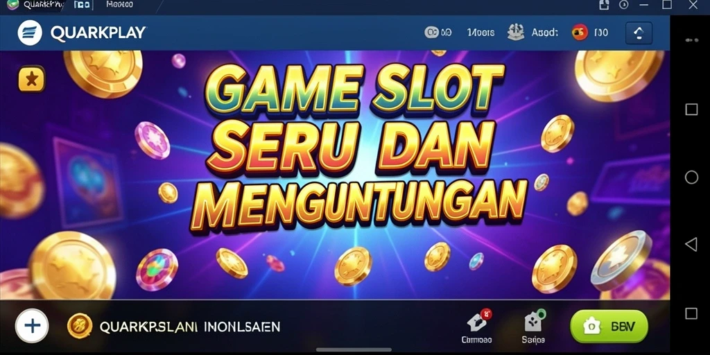 Tampilan gameplay seru QUARKPLAY dengan grafis yang memukau.