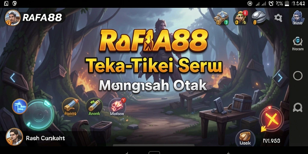 Tangkapan layar gameplay RAFA88 menampilkan teka-teki menarik dan interaktif.