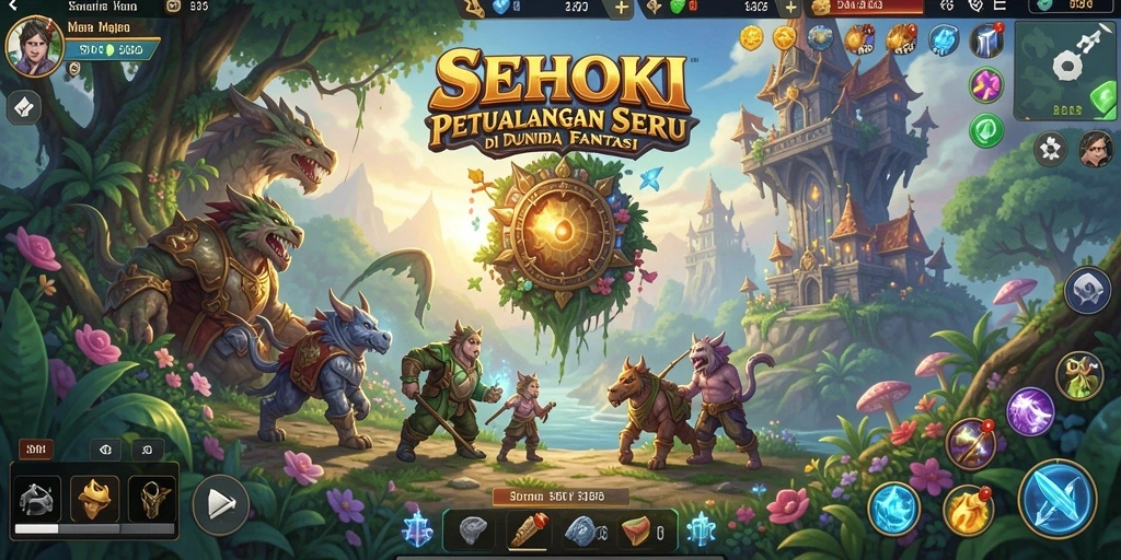 Screenshot menunjukkan aksi seru dalam gameplay SEHOKI.